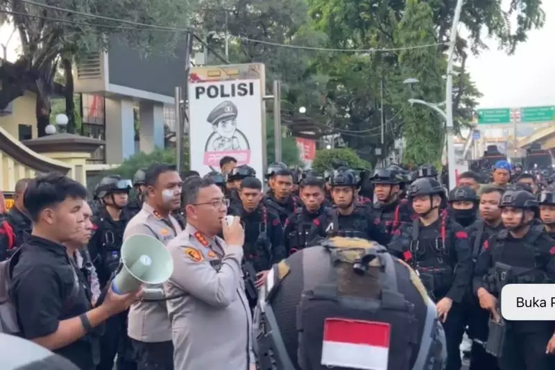 Mako Polrestro Jakarta Utara kondusif usai diserang Minggu dini hari Mako Polrestro Jakarta Utara kondusif usai diserang Minggu dini hari