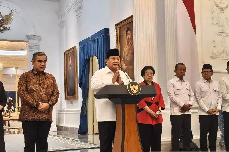 Prabowo dan parpol sepakat hapus tunjangan DPR serta moratorium kunker Prabowo dan parpol sepakat hapus tunjangan DPR serta moratorium kunker