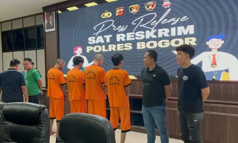 Polres Bogor tetapkan empat tersangka provokasi serangan Brimob Cikeas Polres Bogor tetapkan empat tersangka provokasi serangan Brimob Cikeas