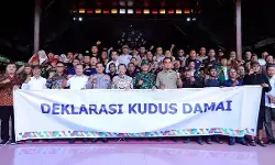 Elemen masyarakat di Kudus gelar Deklarasi Kudus Damai