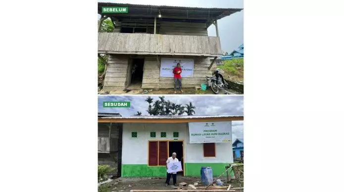 BAZNAS perbaiki rumah imam masjid yang tidak layak huni di Papua Barat BAZNAS perbaiki rumah imam masjid yang tidak layak huni di Papua Barat
