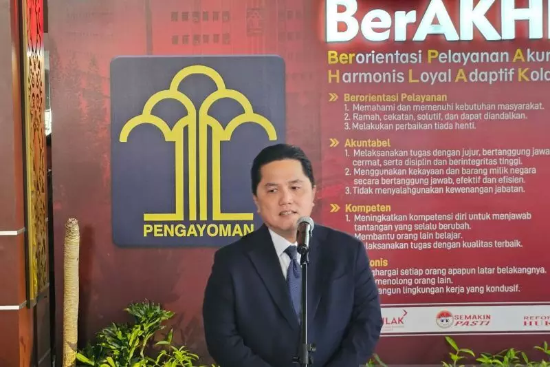 Erick Thohir yakin Adrian Wibowo tidak perlu dinaturalisasi Erick Thohir yakin Adrian Wibowo tidak perlu dinaturalisasi