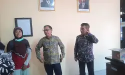 Gedung DPRD Kabupaten Kediri terbakar, ketua dewan beri motivasi anggota