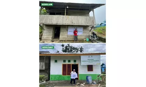 BAZNAS perbaiki rumah imam masjid yang tidak layak huni di Papua Barat BAZNAS perbaiki rumah imam masjid yang tidak layak huni di Papua Barat