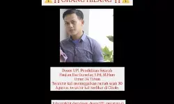 Dosen Pendidikan Sejarah Universitas Pendidikan Indonesia hilang sejak enam hari lalu Dosen Pendidikan Sejarah Universitas Pendidikan Indonesia hilang sejak enam hari lalu