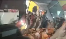 Sebanyak delapan korban helikopter jatuh tiba di DVI Pos Motem Polda Kalsel