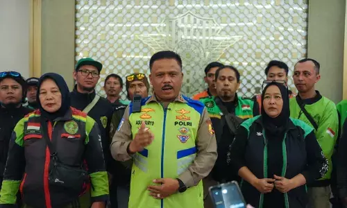 Polantas Menyapa, Korlantas gandeng Ojol kampanye keselamatan berlalulintas