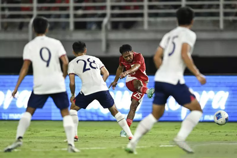 Eliano cetak gol perdana untuk timnas Indonesia saat lawan Taiwan Eliano cetak gol perdana untuk timnas Indonesia saat lawan Taiwan