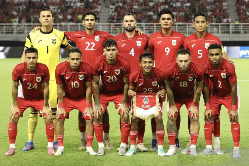 Indonesia unggul empat gol atas Taiwan di babak pertama Indonesia unggul empat gol atas Taiwan di babak pertama