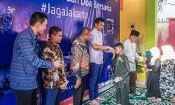 PT Transjakarta santuni 100 anak yatim piatu di Harpelnas
