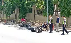 Polisi gelar olah TKP kecelakaan yang menewaskan mahasiswa Unnes Polisi gelar olah TKP kecelakaan yang menewaskan mahasiswa Unnes