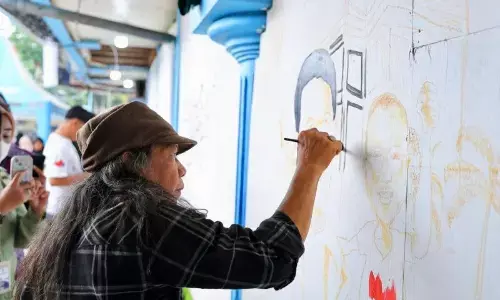 Palembang beri wadah bagi seniman mural dan grafiti Palembang beri wadah bagi seniman mural dan grafiti