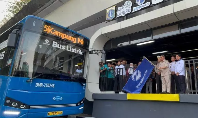 Halte baru Transjakarta Jaga Jakarta resmi beroperasi Halte baru Transjakarta Jaga Jakarta resmi beroperasi