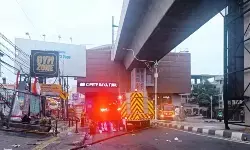 Kebakaran dekat Stasiun Cipete Raya tak ganggu operasional MRT Jakarta