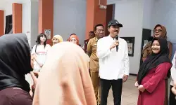 Tinjau SRMP 14 Batu, Mensos minta fasilitas ditingkatkan, potensi siswa dipetakan