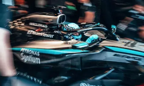 Russell kecewa tak mampu bawa Mercedes tempel Ferrari Russell kecewa tak mampu bawa Mercedes tempel Ferrari