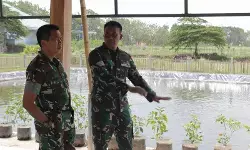 Danrem 071 tinjau Unit Kompi Produksi Kodim 0713/Brebes