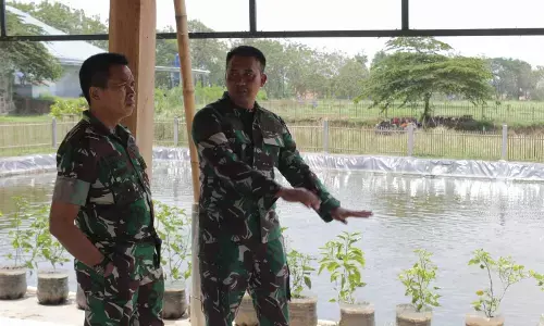 Danrem 071 tinjau Unit Kompi Produksi Kodim 0713/Brebes Danrem 071 tinjau Unit Kompi Produksi Kodim 0713/Brebes