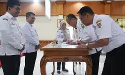 Pemkot Magelang teken perjanjian kerja sama pemanfaatan data kependudukan