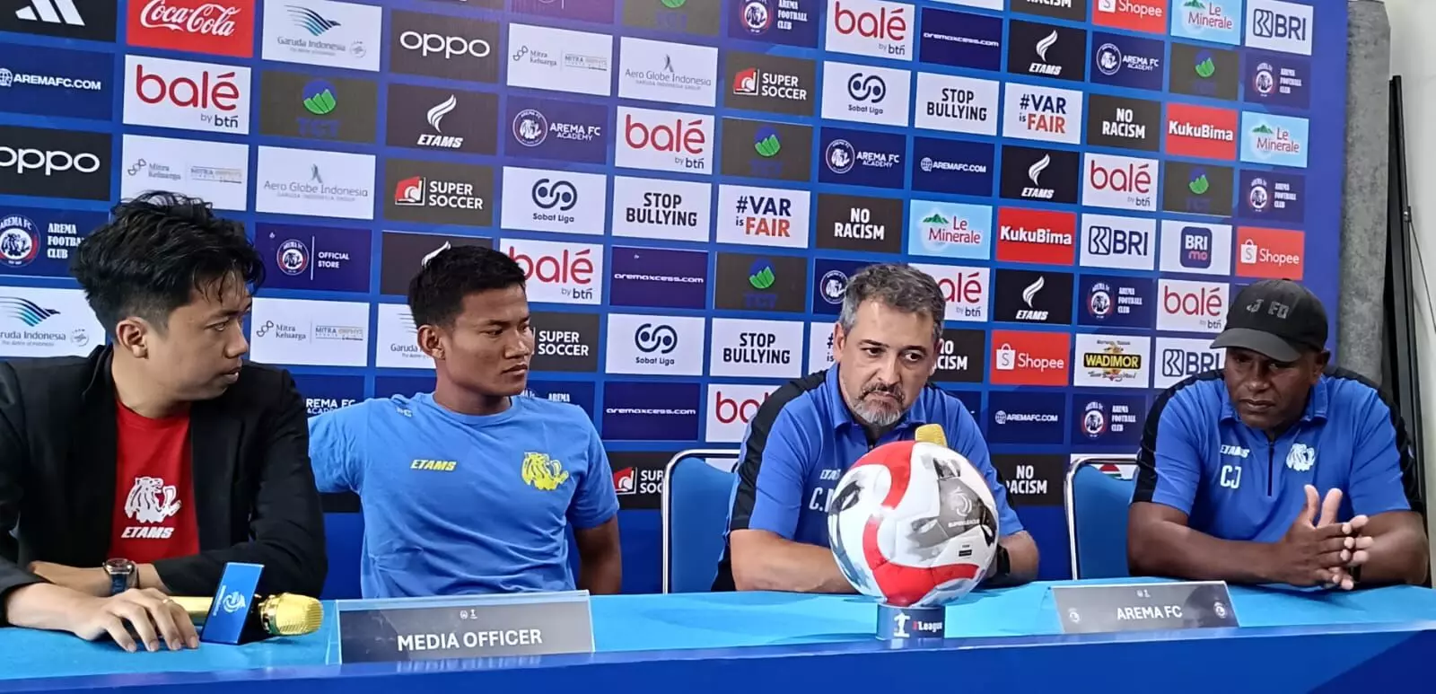 Coach Marcos: Kunci pemain Dewa United jangan sampai lolos