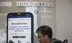 Harga emas Antam turun ke angka Rp2,088 juta per gram ‎