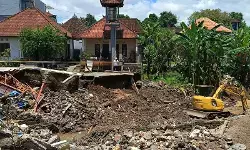 Satu keluarga di Badung hilang akibat banjir