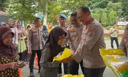 Polres Langkat kembali gelar GPM beras SPHP