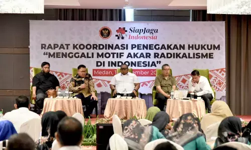 BNPT dan aparat penegak hukum di Sumut kolaborasi perkuat daya tangkal masyarakat dari radikalisme dan terorisme BNPT dan aparat penegak hukum di Sumut kolaborasi perkuat daya tangkal masyarakat dari radikalisme dan terorisme