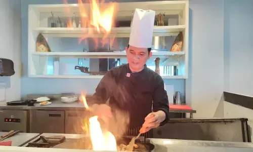 Menikmati masakan ala tempanyaki yang menggugah selera Menikmati masakan ala tempanyaki yang menggugah selera