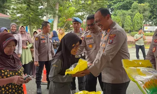 Polres Langkat kembali gelar GPM beras SPHP