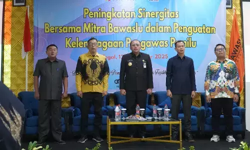 Bawaslu Kota Tegal gelar peningkatan sinergitas bersama mitra