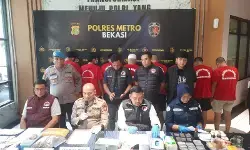 Polres Bekasi ungkap peredaran narkoba amankan tujuh tersangka