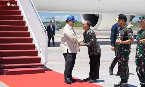 Presiden Prabowo Subianto kunjungi lokasi bencana banjir di Bali