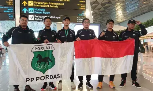 Atlet panahan berkuda Indonesia tampil di kejuaraan dunia AS Atlet panahan berkuda Indonesia tampil di kejuaraan dunia AS