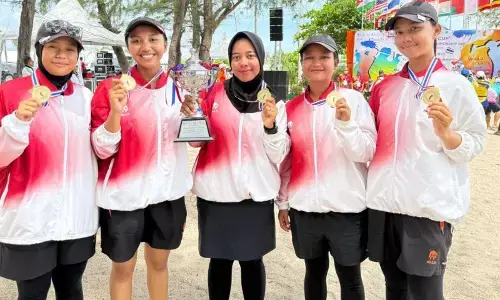 Tim Woodball Indonesia rebut12 medali Kejuaraan Dunia di Thailand Tim Woodball Indonesia rebut12 medali Kejuaraan Dunia di Thailand