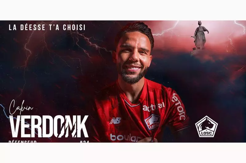 Calvin Verdonk siap perkuat Lille hadapi Toulouse