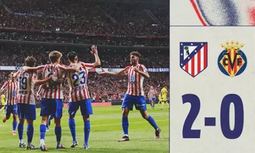 Atletico Madrid bukukan tiga poin pertama di Liga Spanyol Atletico Madrid bukukan tiga poin pertama di Liga Spanyol