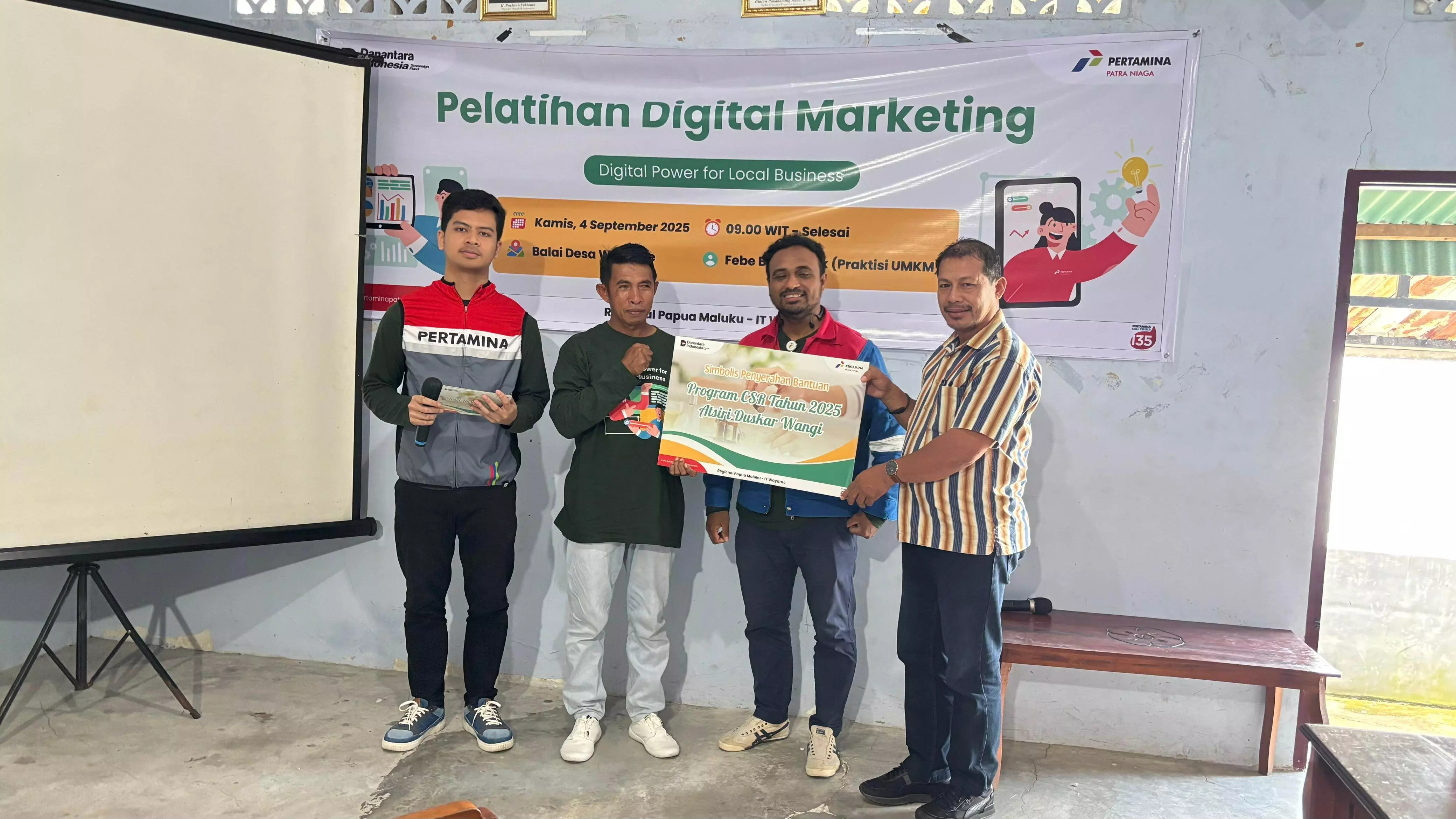 Pertamina Patra Niaga Regional Papua Maluku dukung UMKM melek digital marketing
