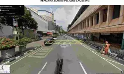 Stasiun Cikini jadi lokasi uji coba pelican crossing DKI