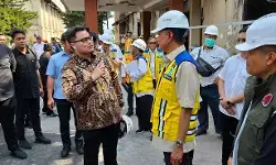 Menteri PU meninjau lokasi terdampak kerusuhan di Kediri
