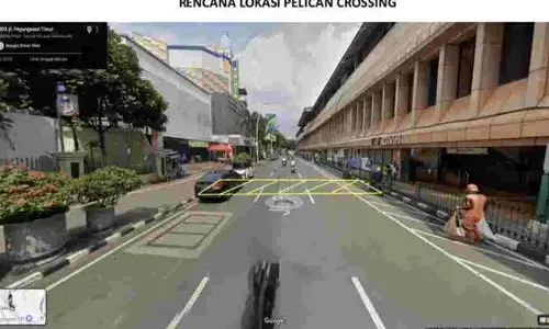 Stasiun Cikini jadi lokasi uji coba pelican crossing DKI Stasiun Cikini jadi lokasi uji coba pelican crossing DKI