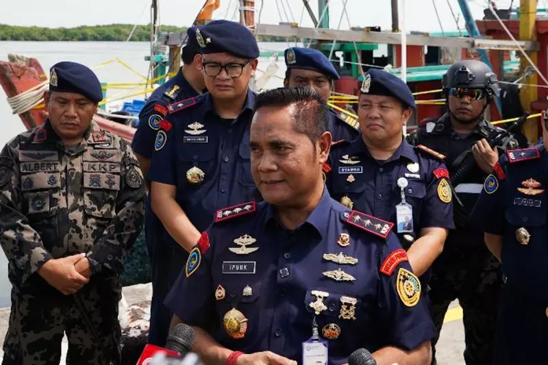 KKP ungkap kronologi kapal pengawas dibakar saat operasi di Sumbar KKP ungkap kronologi kapal pengawas dibakar saat operasi di Sumbar