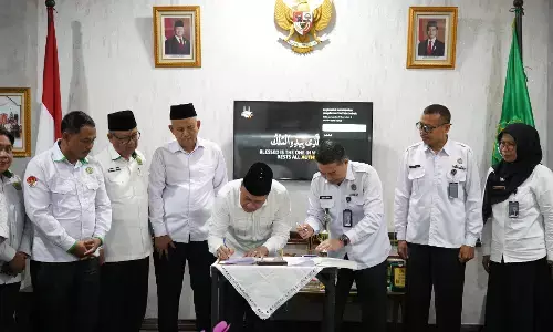 Kanwil Kemenagsu dan Balai Pemasyarakatan Kelas I Medan jalin kerjasama Kanwil Kemenagsu dan Balai Pemasyarakatan Kelas I Medan jalin kerjasama