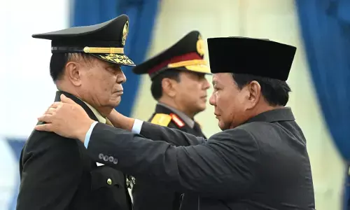 Presiden Prabowo anugerahkan pangkat istimewa kepada Dua Purnawirawan