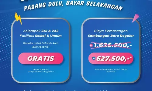 Sehat, Hemat, Praktis: Promo sambungan baru gratis PAM JAYA bagi warga Jakarta Sehat, Hemat, Praktis: Promo sambungan baru gratis PAM JAYA bagi warga Jakarta