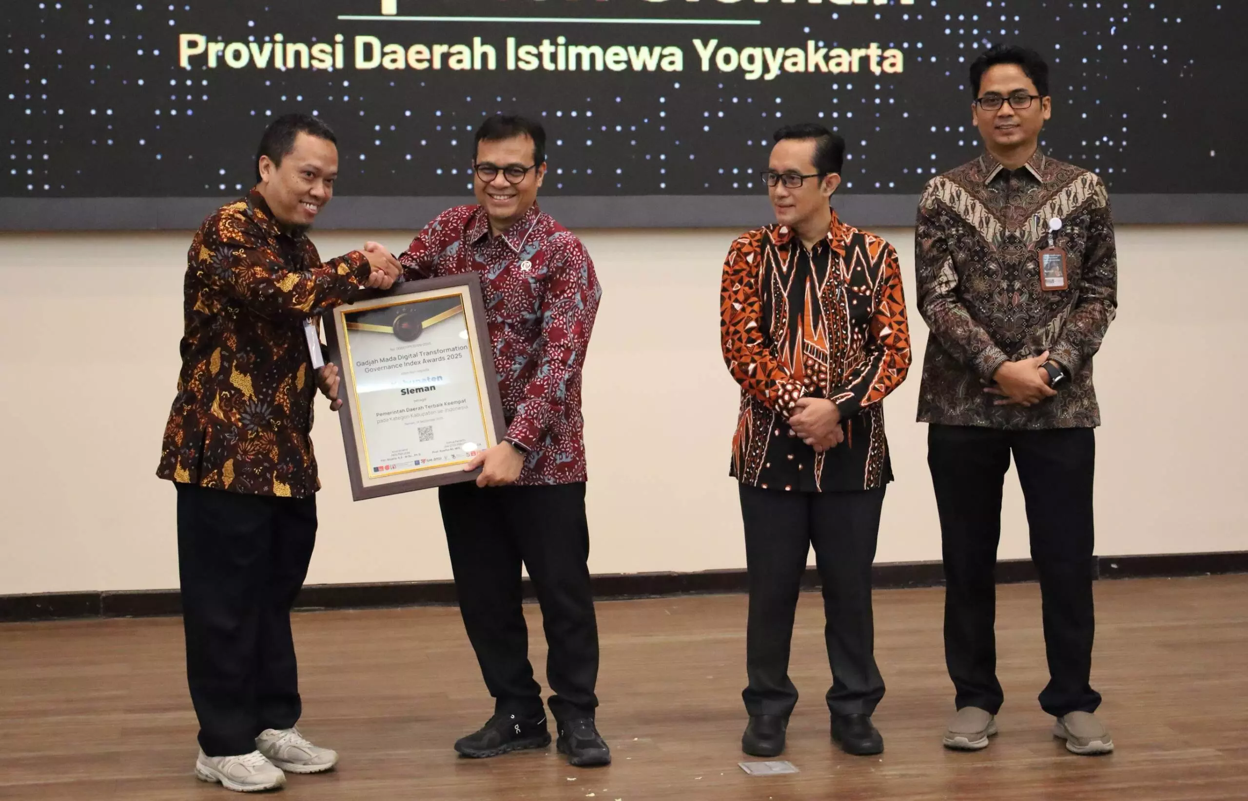 Sleman raih penghargaan nasional untuk tata kelola transformasi digital