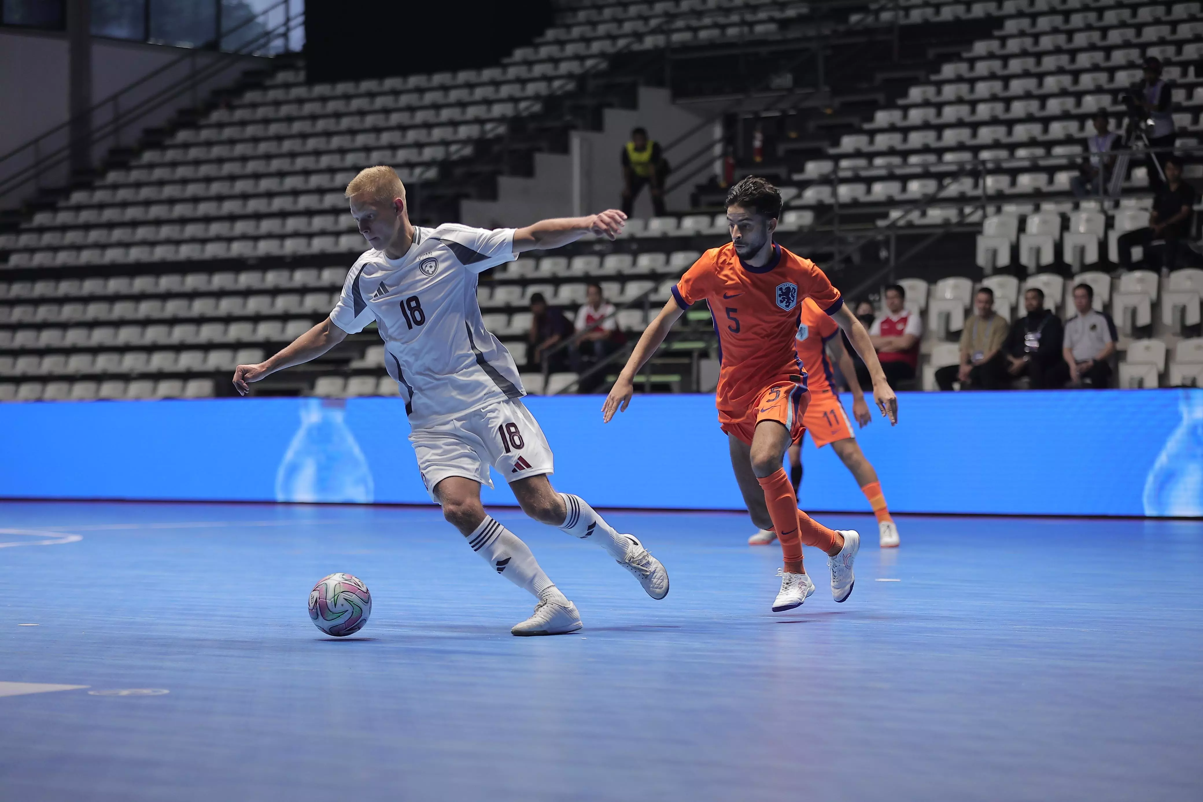 Latvia pecundangi Belanda 3-2 di Futsal Four Nations Cup 2025