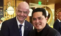 Presiden FIFA sambut Erick Thohir sebagai Menpora baru
