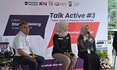 PT KAI Daop 8 gelar talkshow sosialisasi anti pelecahan seksual di kereta api PT KAI Daop 8 gelar talkshow sosialisasi anti pelecahan seksual di kereta api
