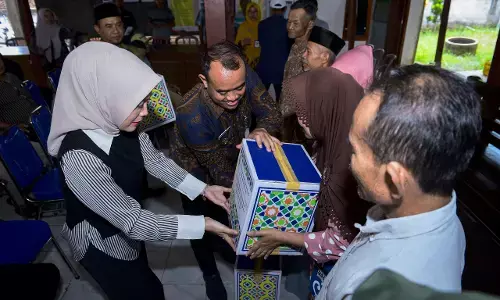 Warga kurang mampu di Boyolali dapat bantuan penanganan kerawanan pangan Warga kurang mampu di Boyolali dapat bantuan penanganan kerawanan pangan